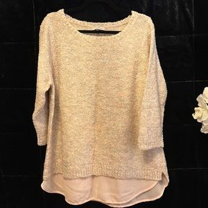 Roz & Ali Women’s Boucle Type Knit Sweater